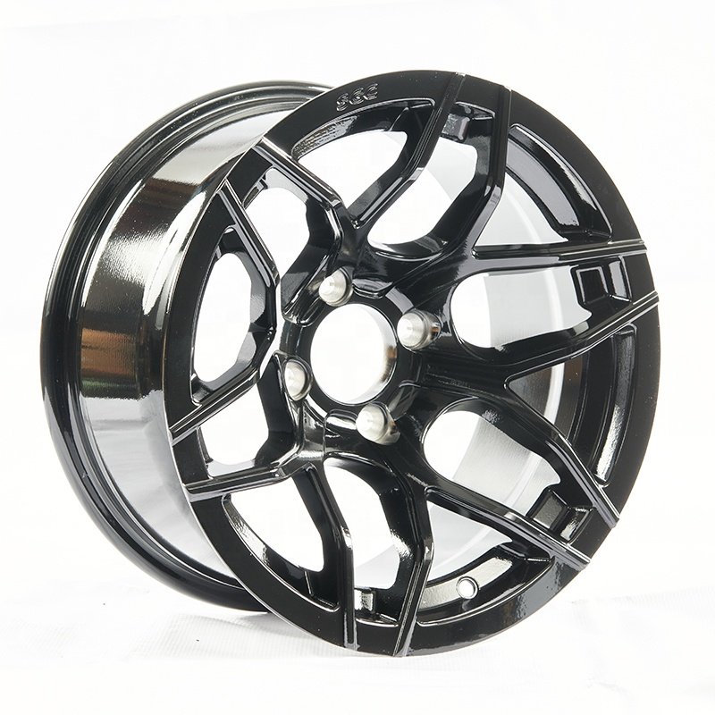 Wholesale Passenger Car Golf Cart 4x101.6 Wheels Rims and Tires 14 Inch 4 Holes Aluminum Alloy Wheel Rims