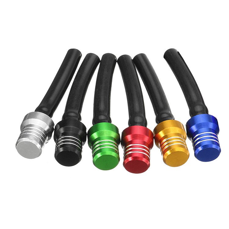 ATV Air Vent Hose Gas Fuel Cap Universal CNC Tank Valve Tube with Check Ball Aluminum Breather for CR125R CR250 CR250R CR450R