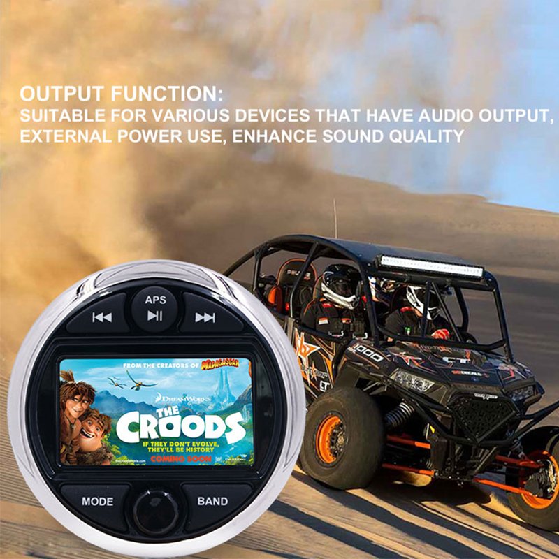 HASDA H-301 Marine Stereo with 4x50W AM/FM/Blue-tooth 2-Zone USB Port Wire Remote Control