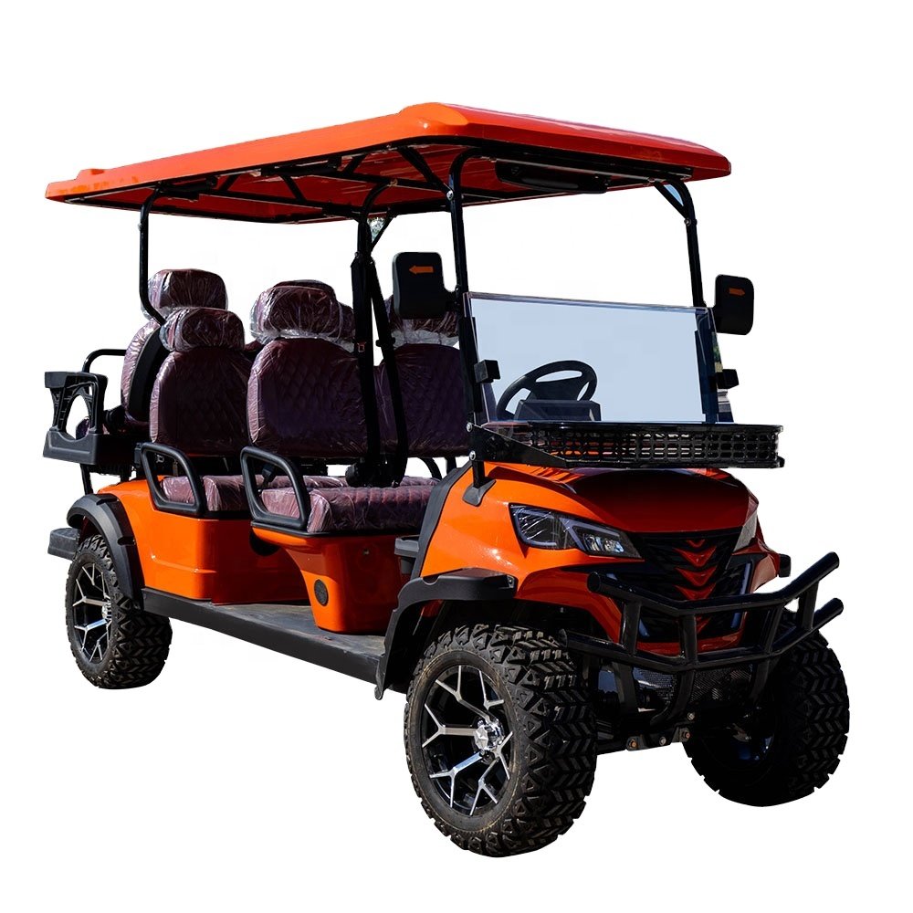 CE Certified 4-6 Seater Electric Golf Buggy Car for Sale