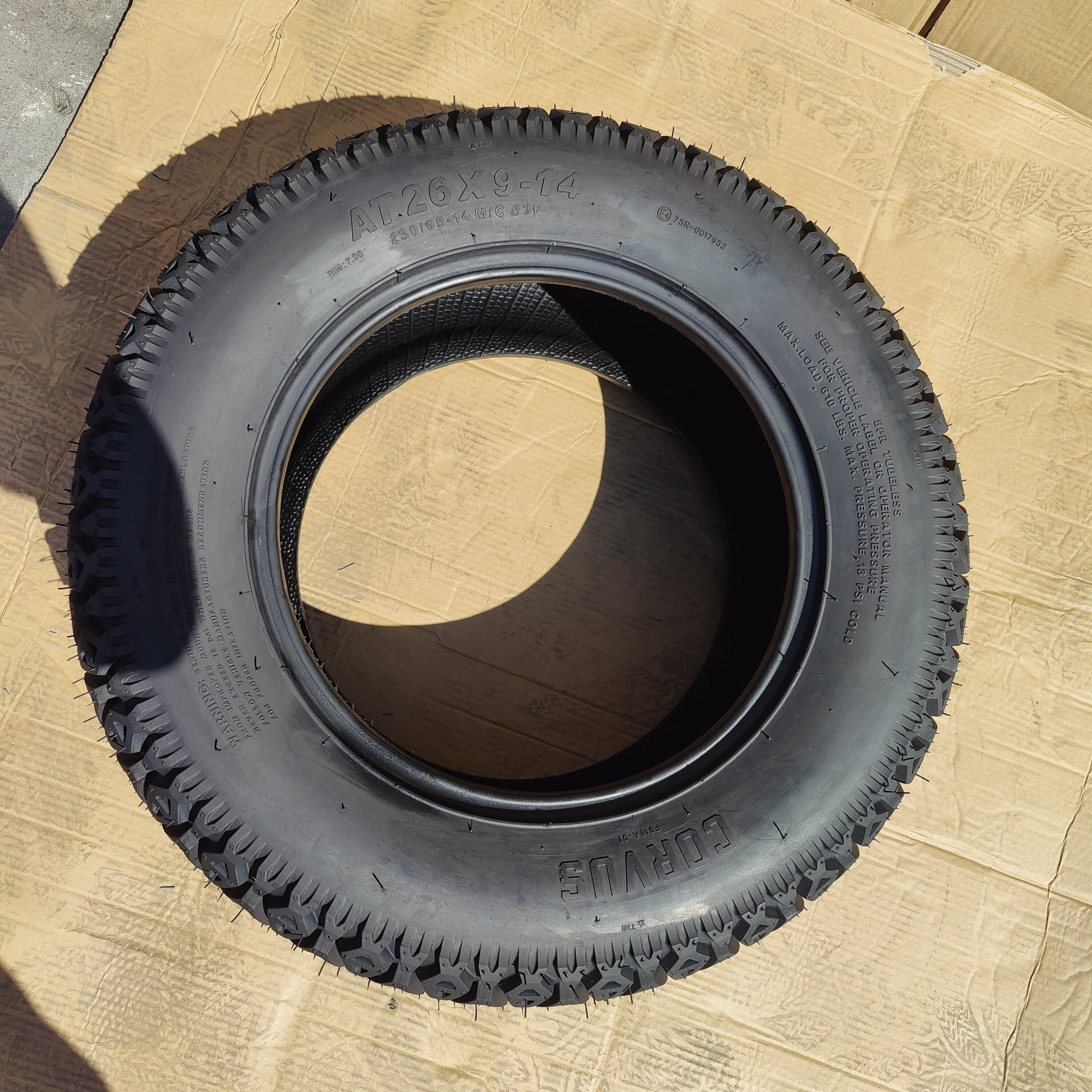 China Utv Tyre Atv Motorcycle Tyre for Off Road Pattern 26x9-14 26x11-14
