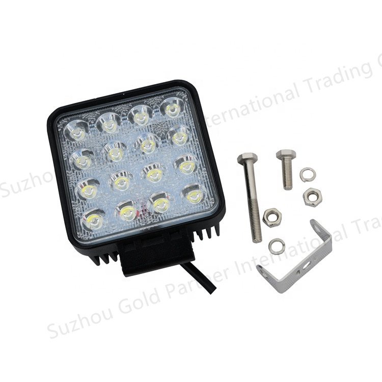 6 Inch Daytime Running Light Spotlight 18W 48W 60W 12V 24V LED Work Light for Motorcycle Offroad 4X4 ATV Truck Tractor