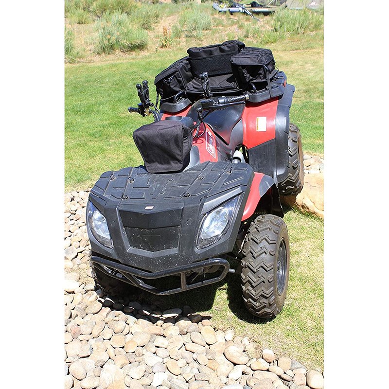 Large Capacity Durable ATV Rear Bag with Storage Padded-Bottom Multi-compartment Gear Rear Storage Bag