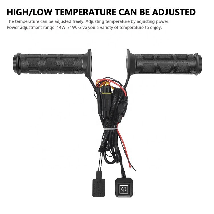 WUPP Thumb Heaters Heated Hand Grips Winter Heated ATV Grips With Thumb Warmer