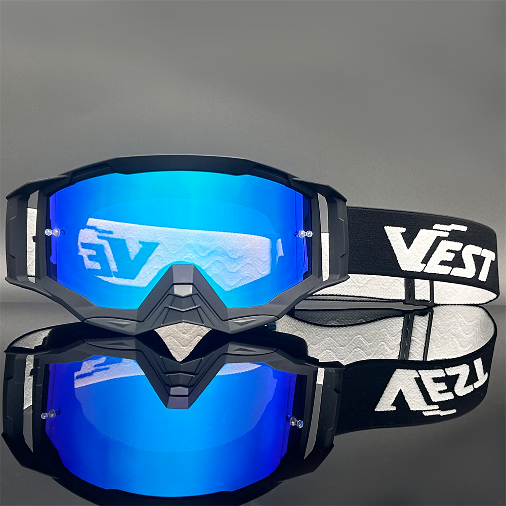 Best Price Custom Sample Off Road Dirt Bike Goggles Custom Logo Tear Off UX400 Protection MX Motocross Motorcycle Goggle Factory
