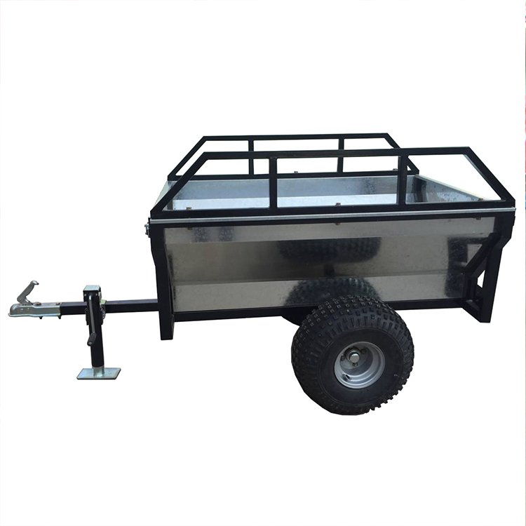 Small ATV Log Trailer Transporter (TB500) Forestry Machinery Forest ATV Log Garden Mower Trailer for Tractor Atv Wood Trailer