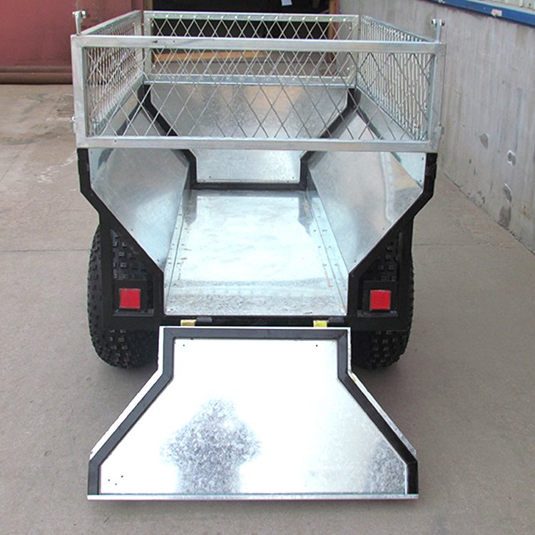 Small ATV Log Trailer Transporter (TB500) Forestry Machinery Forest ATV Log Garden Mower Trailer for Tractor Atv Wood Trailer