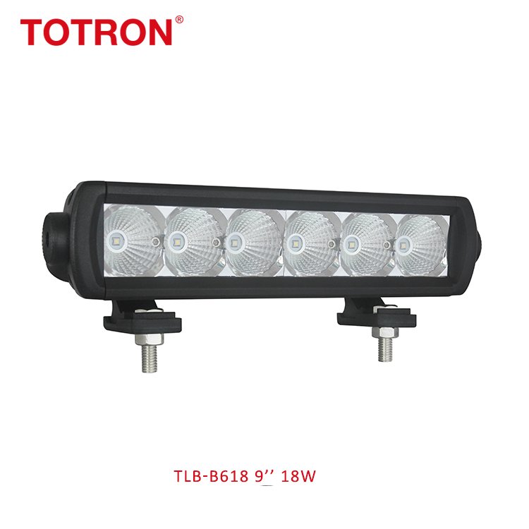 Off Road Light 9'' CE ROHS 12V Car Flood Led Work Light 18W Led Light Bar for Atv
