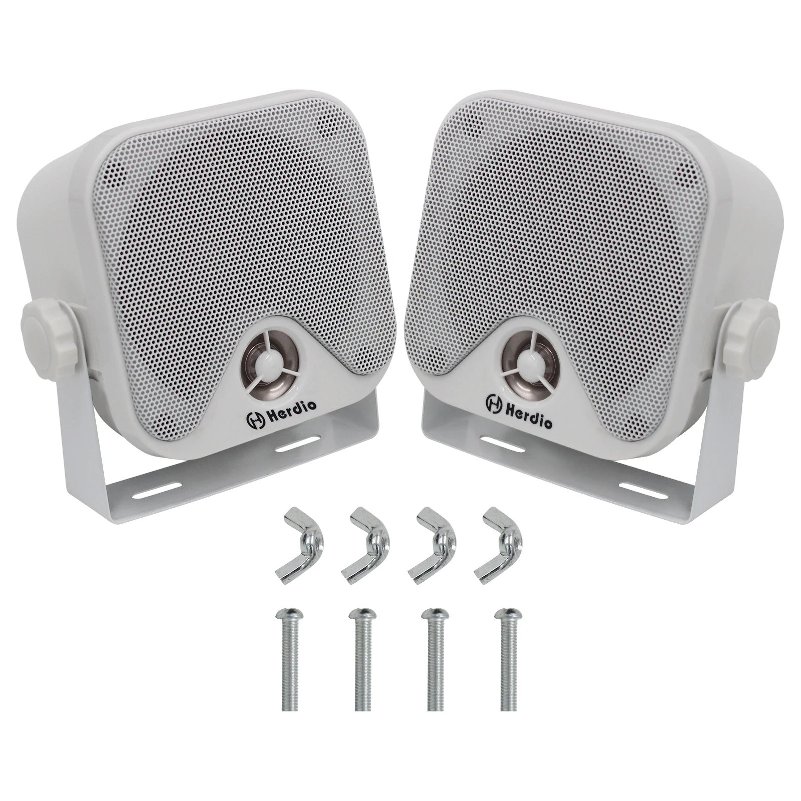 120W 4 Inch Marine Waterproof Boat Speakers Motorcycle Audio Speaker Heavy Duty Music Sound System For ATV UTV Surface Mounted