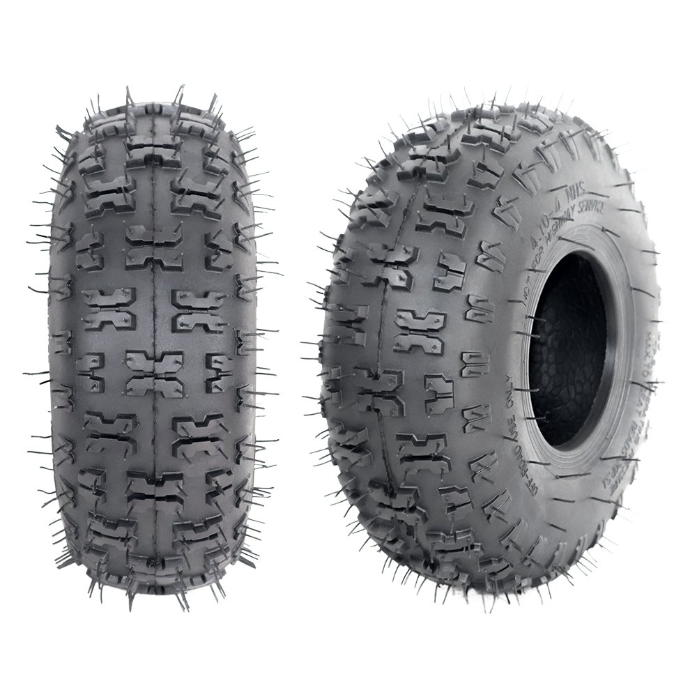 4.10-4 Vacuum Tires Small 4 Wheel Motorcycle ATV Go Kart Mini Quad 47cc 49cc Snow Motorcycle Tires