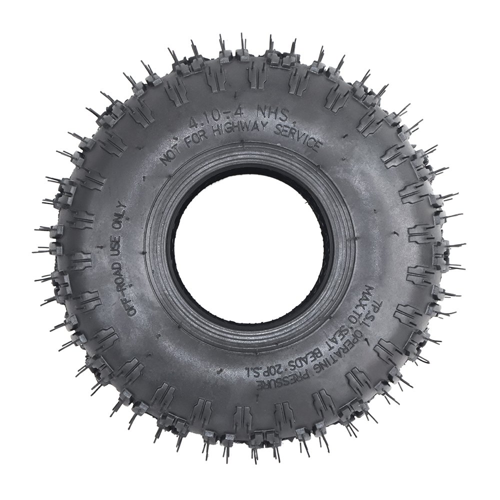 4.10-4 Vacuum Tires Small 4 Wheel Motorcycle ATV Go Kart Mini Quad 47cc 49cc Snow Motorcycle Tires