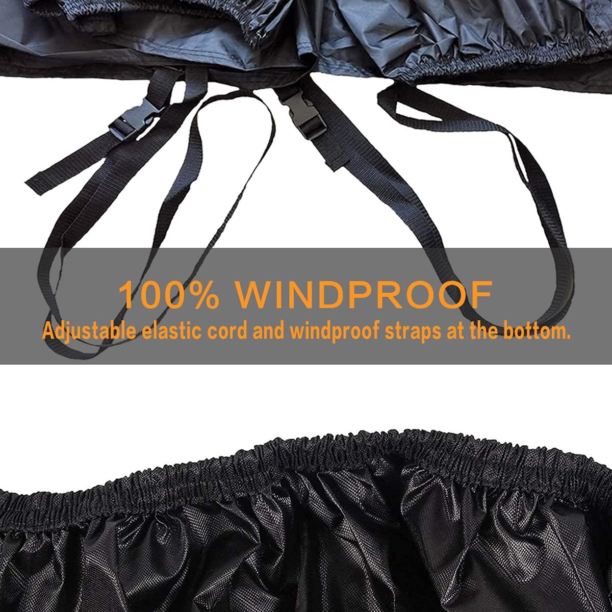 NewWind Waterproof Cover Heavy Duty Black 4-6Seater Atv/UTV Body Cover for RZR Can-Am Maverick X3 Accessories