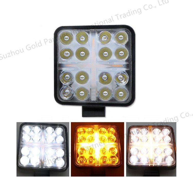 DAHUA 2020 NEW 4x4 Off Road Avto Accessories Slim LED Work Light Round 27W DRL Driving Fog Lamp 12V Universal Car Accessories