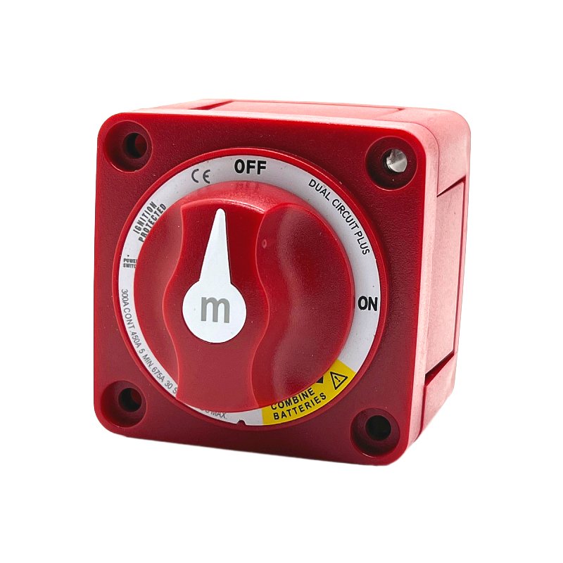 M-Series Battery Switch Selector 300A 32V Blue Sea 6011 Dual Circuit Plus Power off Knob Switch for RV Car Marine Boat