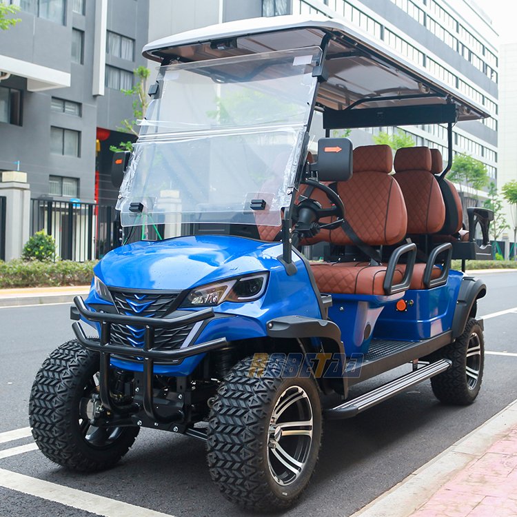 Robetaa 4 Wheels Off Road Electric Utility Golf Cart For Sale