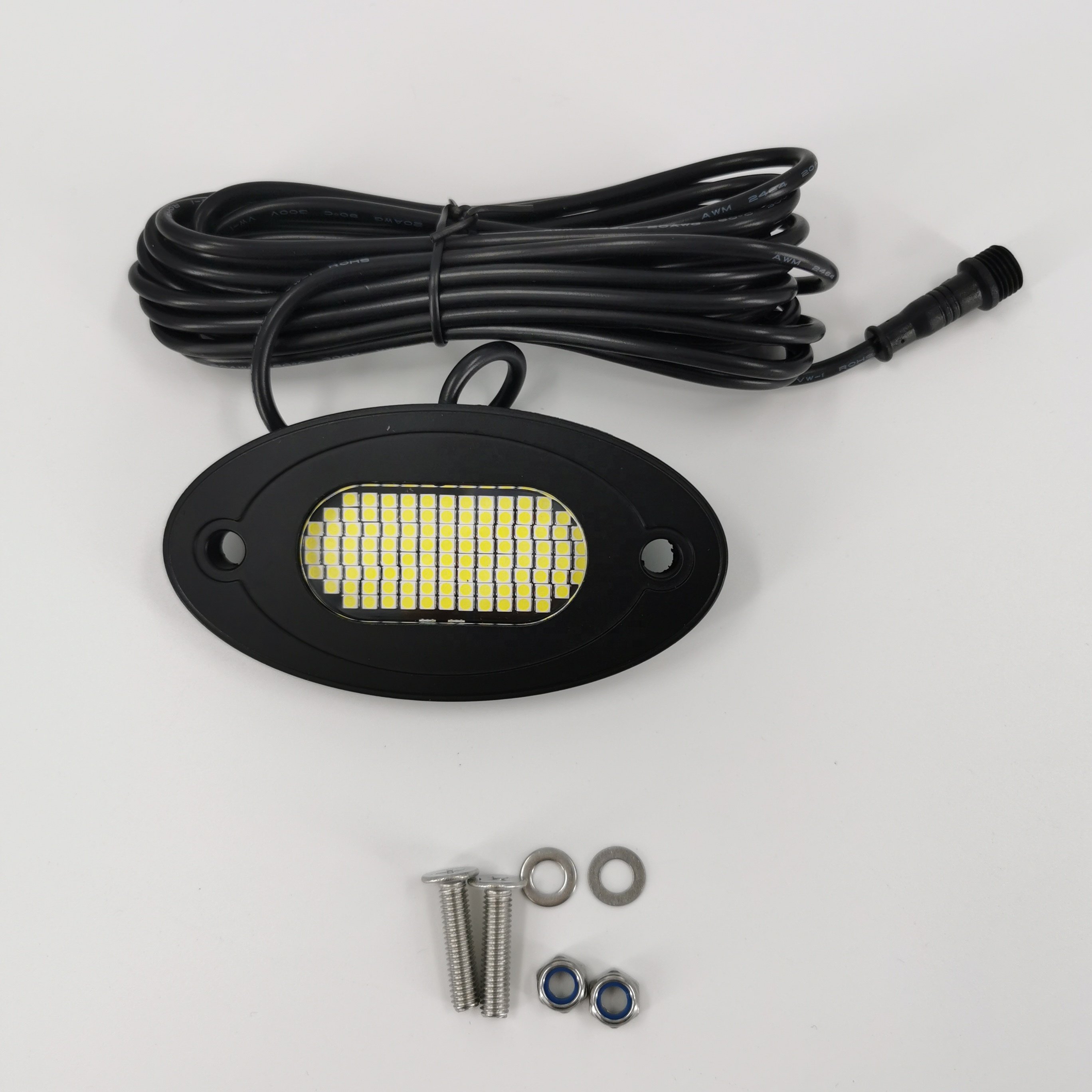 2024 NEWEST 108 LEDs The Brightest Pure White Color LED Rock Pod Light Underbody light For Truck Off Road UTV ATV All cars