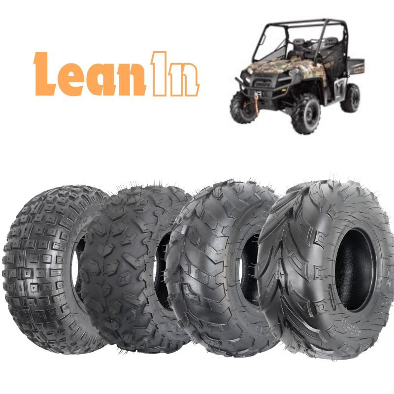 145/70-6 Sport ATV & Go Karts Knobby Tires (14x6-6) for Mud/sand/rocky Surfaces Various Terrains