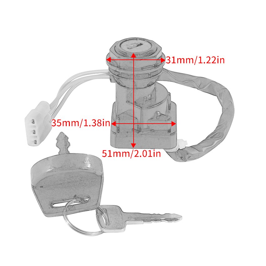 ATV Ignition Switch Lock Electronic for Suzuki LTF250 LTZ250 LTF500F 37110-05G00 37110-05G01 37110-09F00
