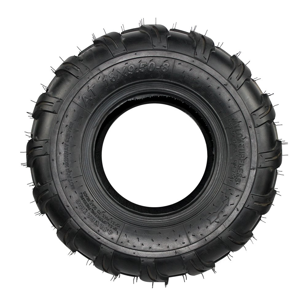 A Pattern 18x9.50-8'' 4PR ATV Tires - All Terrain, Off-Road 8'' ATV Tire, UTV, 18'' Tubeless ATV Tire