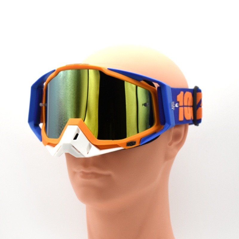 Custom Road Dirt Bike Motorcycle Goggles Racing Atv Glasses Anti Uv Resistant Downhill Motocross Lens Dustproof Windproof Goggle