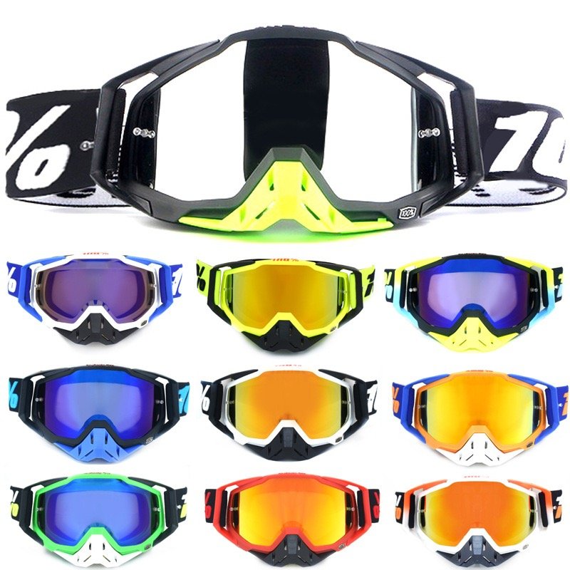 Custom Road Dirt Bike Motorcycle Goggles Racing Atv Glasses Anti Uv Resistant Downhill Motocross Lens Dustproof Windproof Goggle