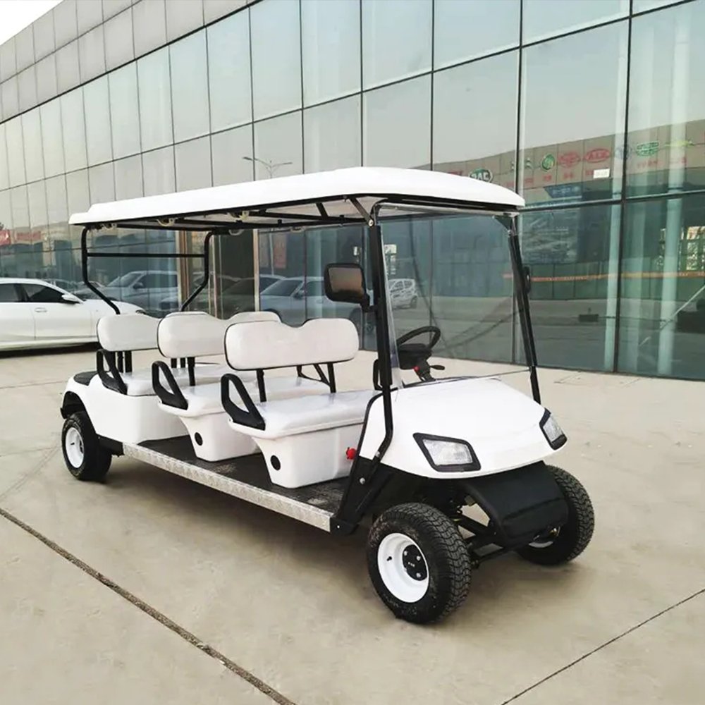 Golf Cart Factory Direct Sales Four Wheel Rrivecfmoto Atv With Folded Back Seat Electric Mini Golf Cart Go Kart