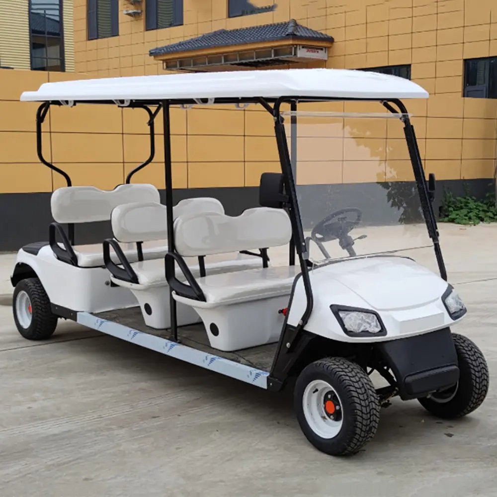 Golf Cart Factory Direct Sales Four Wheel Rrivecfmoto Atv With Folded Back Seat Electric Mini Golf Cart Go Kart