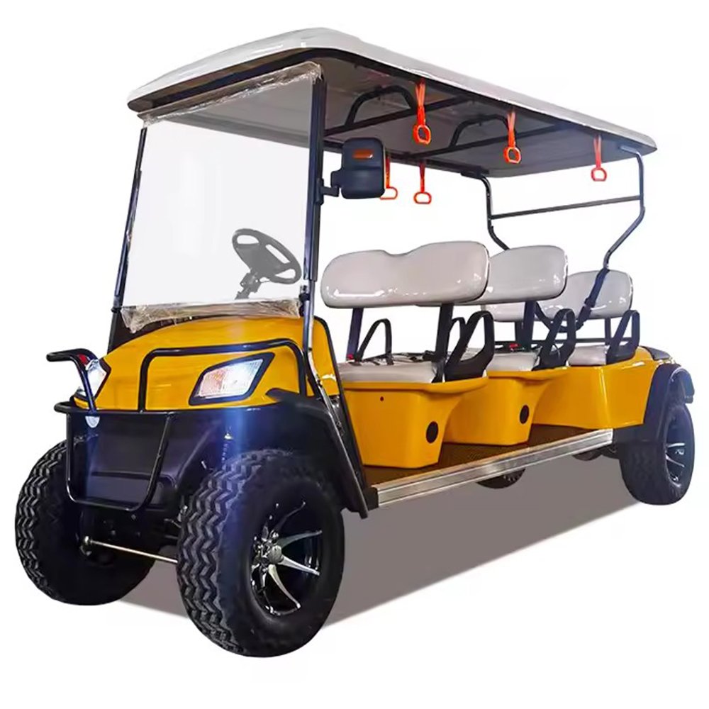 Golf Cart Factory Direct Sales Four Wheel Rrivecfmoto Atv With Folded Back Seat Electric Mini Golf Cart Go Kart