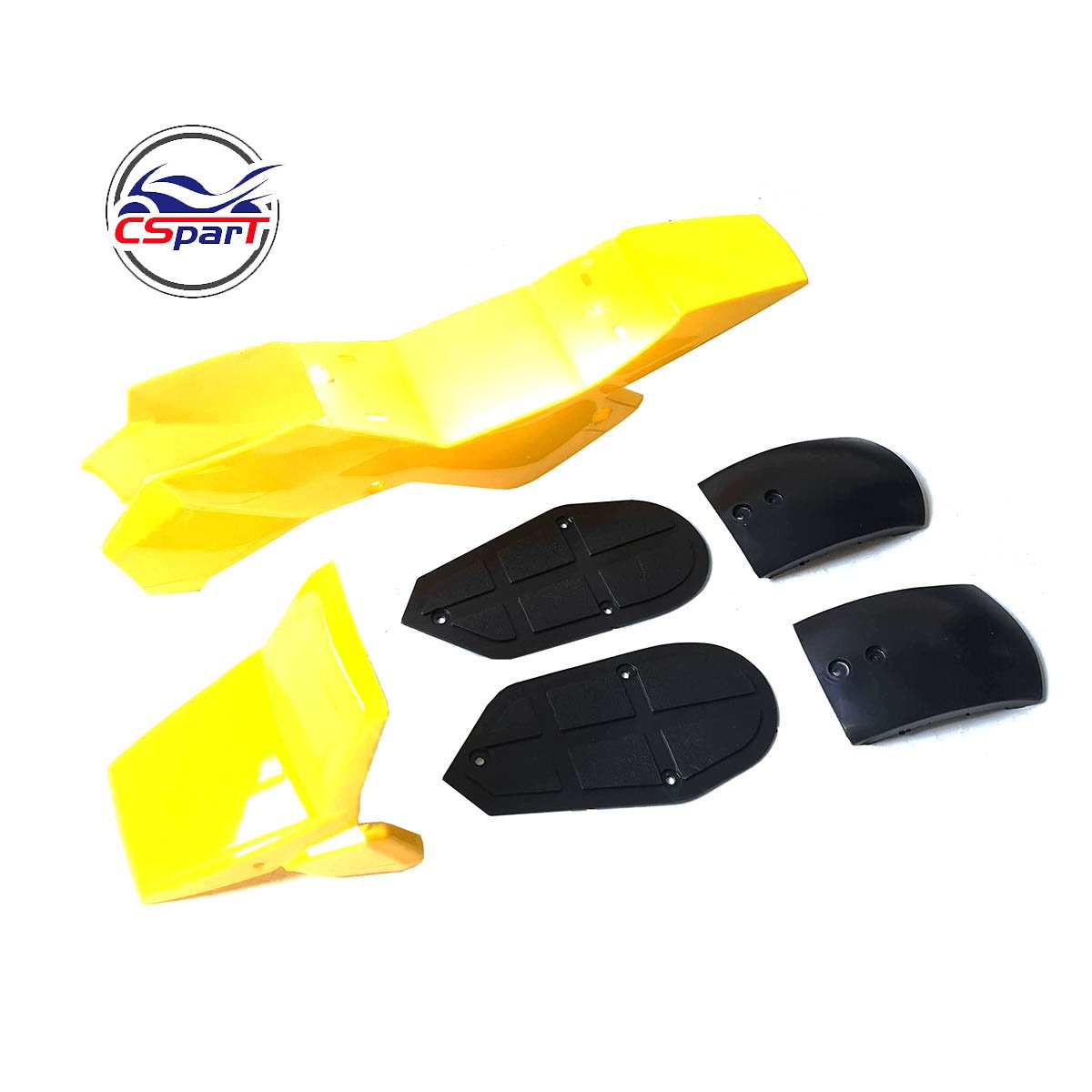 Plastic Fairing Kit Fender Plate Guard Cover for Mini Moto Quad ATV Bike 47cc 49cc