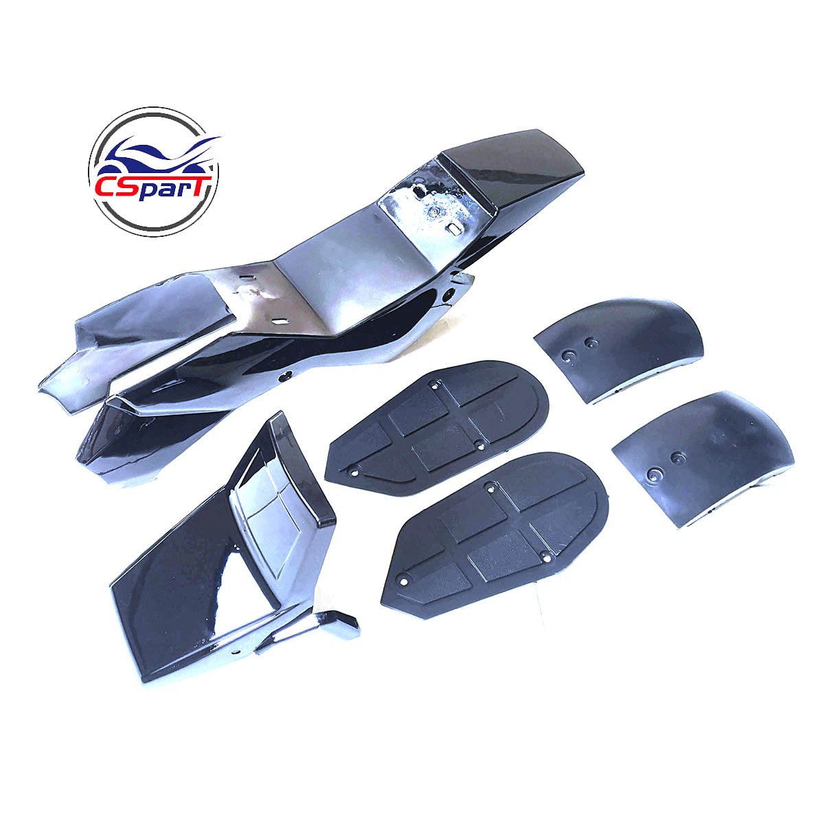 Plastic Fairing Kit Fender Plate Guard Cover for Mini Moto Quad ATV Bike 47cc 49cc