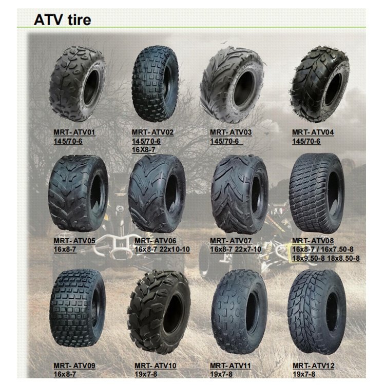 ATV Tire for Sale 20x10-9 21x7-10 22x10-10 23x7-10 18x9.5-8 19x7-8 25x8-12 25x10-12 145/70-6 16x8-7 26x10-12 20x10-10 TYRE