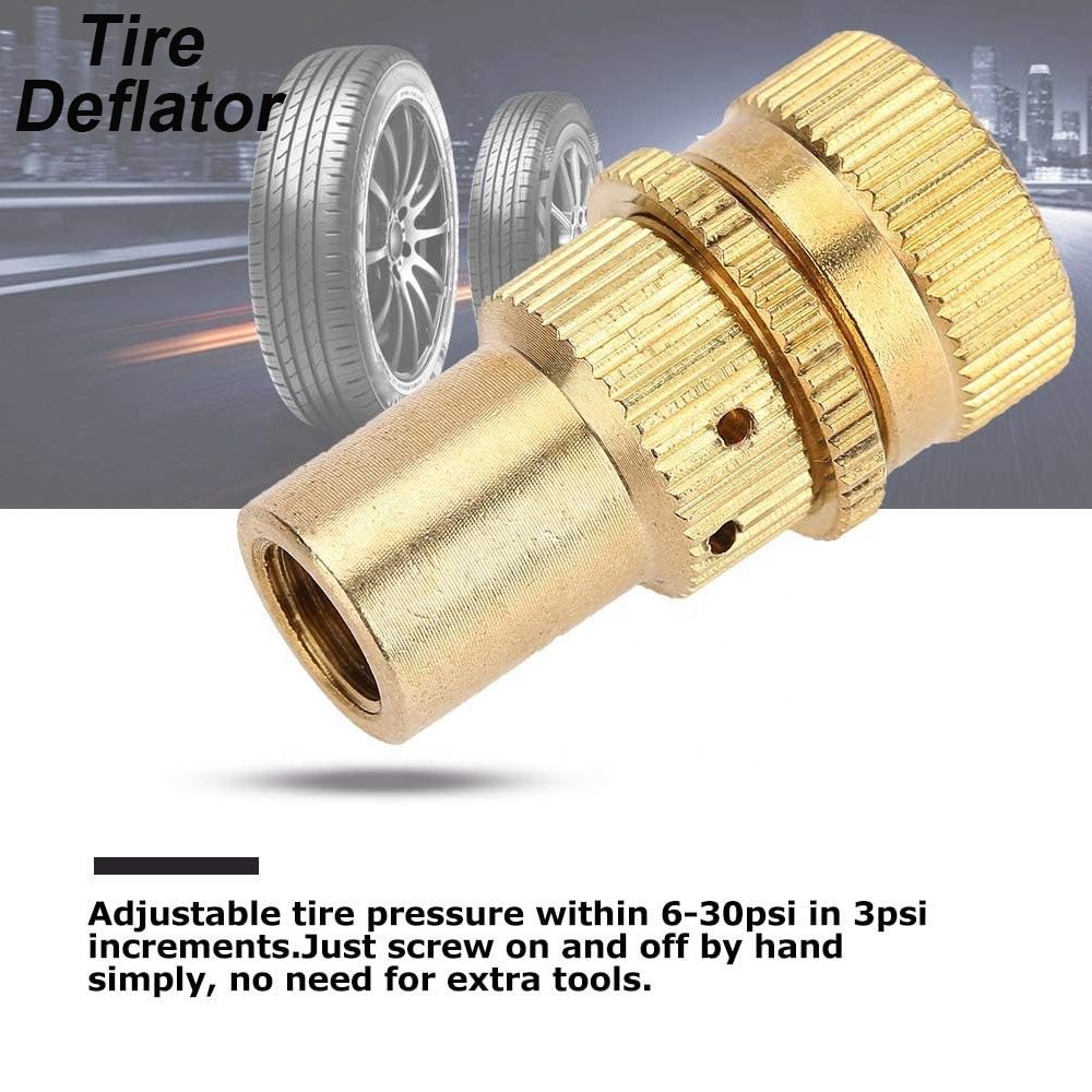 Automatic Air Tire Deflators Air Down Tyre Deflators Accessories Universal for Offroad Car Truck Motorcycle and ATV Tires