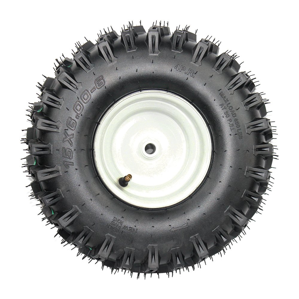China Best Quality 15x6.00-6'' Snow Sweeper Tires Use for Snow Motorcycle ATV Kart, 6'' Rim Snow Tires