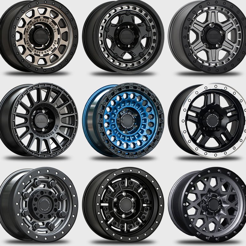 RE- J T 185 -casting Wheels 16 17 18 19 Inch 4 X 4 Wheel Off Road Rims SUV ATV Steel Alloy Car Wheel Rims