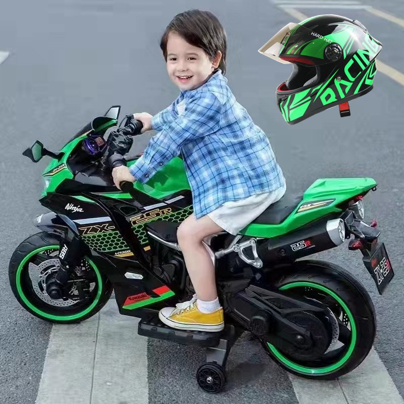 Factory OEM Custom logo Children Motorcycle Helmet Go-kart ATV Dirk Bike Full Face Helmet for Kids