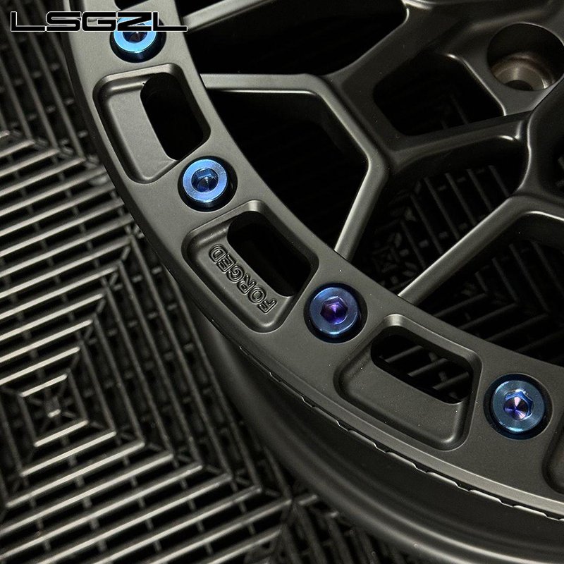 LSGZL Custom Beadlock Rim Forged Wheel 5x114.3 5X120 6X139.7 Concave Wheel 15 18 17 20 Inch Car Rim for ATV&UTV bmw Matte Black