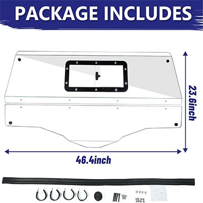 High Quality ATV UTV Polycarbonate Windshields