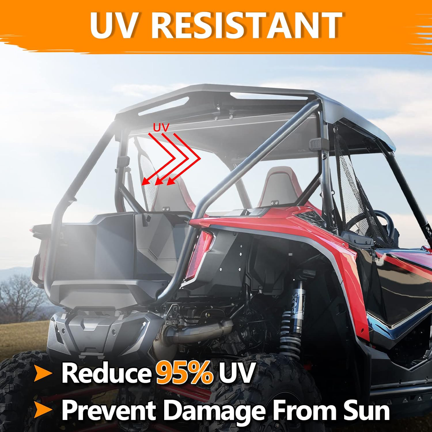 High Quality ATV UTV Polycarbonate Windshields