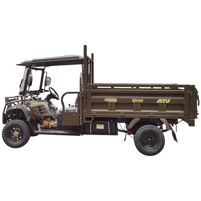 2024 High Quality Hot Selling Cheap 400cc Cargo 35l 60km ZQBNF1-1 4*4/2wd/4wd 4wd Tricycle Carguero