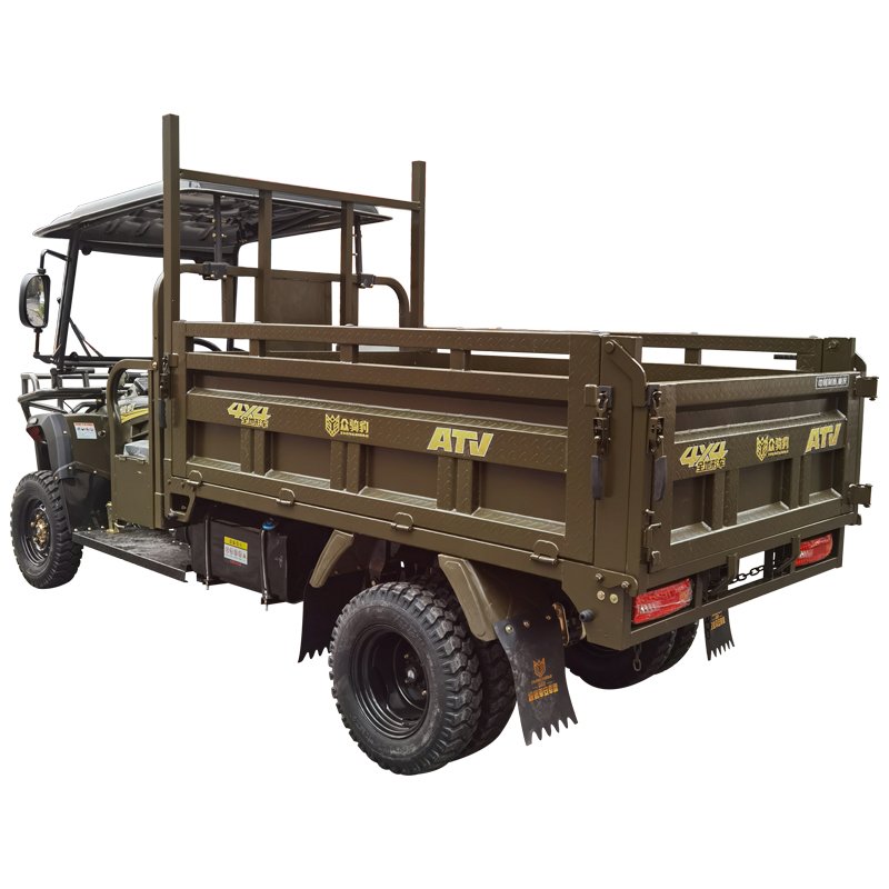 2024 High Quality Hot Selling Cheap 400cc Cargo 35l 60km ZQBNF1-1 4*4/2wd/4wd 4wd Tricycle Carguero