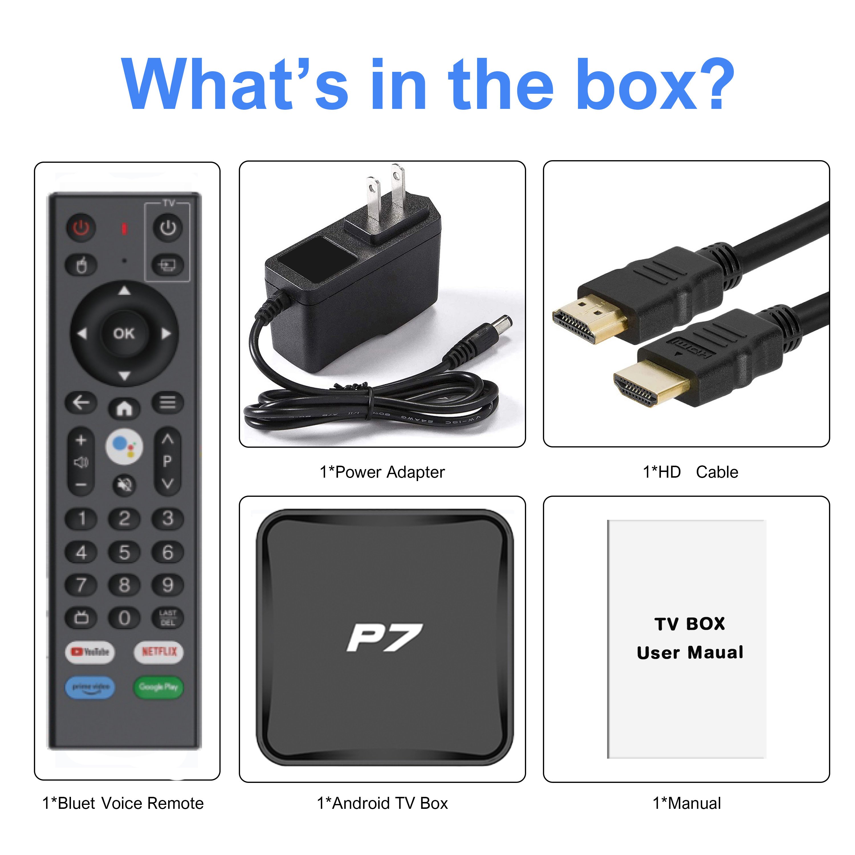 New P7 ATV BOX Allwinner H618 Android 12 Smart TV Box From Z8 Pro Dual Wifi6 BT5.4 Voice Remote Control Best Price Media Player