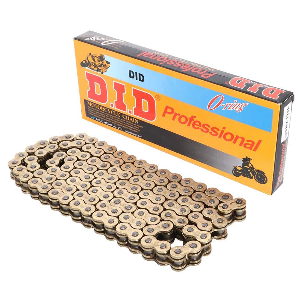 Universal Motorcycle Chain Oil Seal Chain DID O-Ring 520 525 530 428 Chains 120 136 Links for ATV Dirt Bike Racing