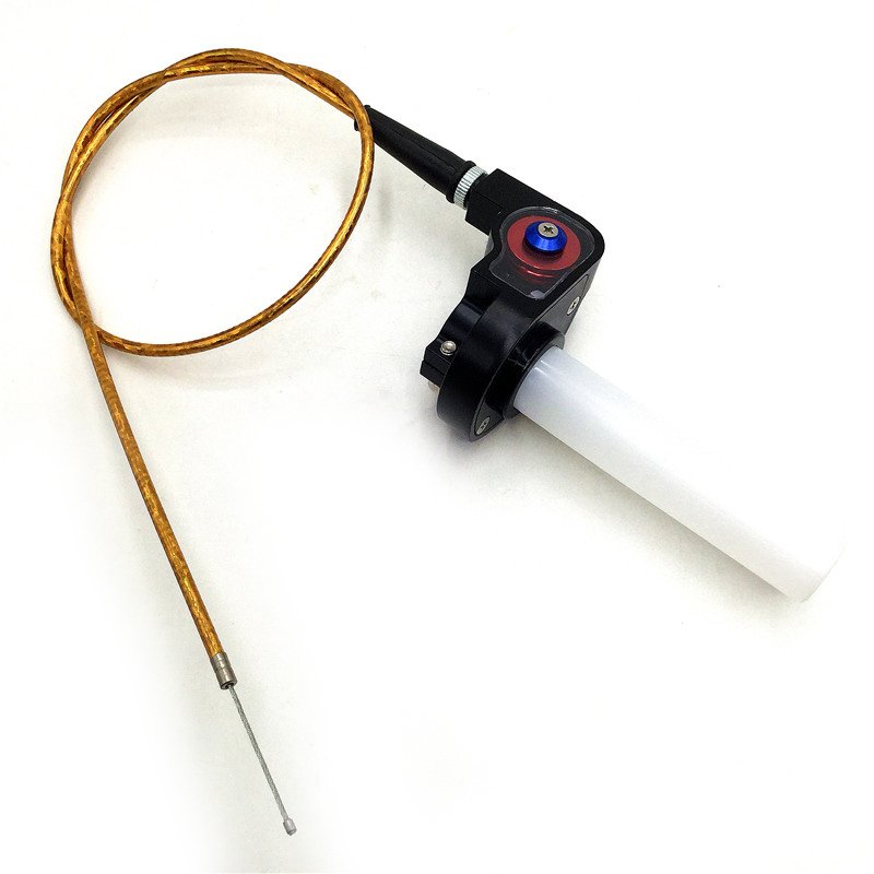 Grips Settle Twist Throttle Clamp Plastic Aluminum With Throttle Cable for Motorcycle Pit Dirt Bike Motocross ATV Offroad Quad