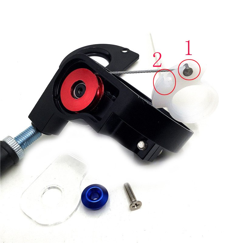 Grips Settle Twist Throttle Clamp Plastic Aluminum With Throttle Cable for Motorcycle Pit Dirt Bike Motocross ATV Offroad Quad