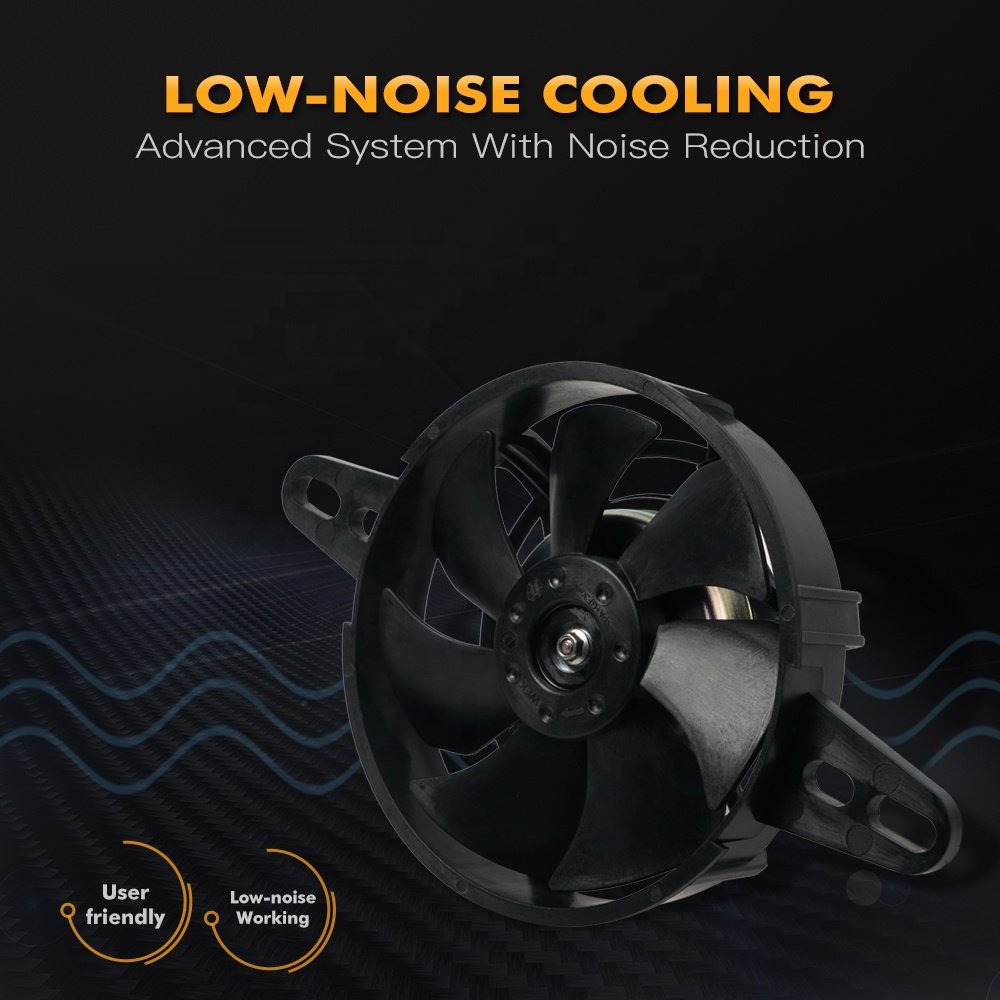 NiceCNC Motorcycle ATV 12V 5000 RPM Electric Radiator Cooling Fan for KTM EXC 300 Husqvarna GASGAS BETA Honda Yamaha Kawasaki