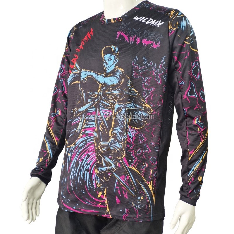 High Quality Customized NEW Jersey Motocross Cycling Off Road Dirt Bike Riding ATV MTB DH Racing Long Sleeve Shirt Motorcycle