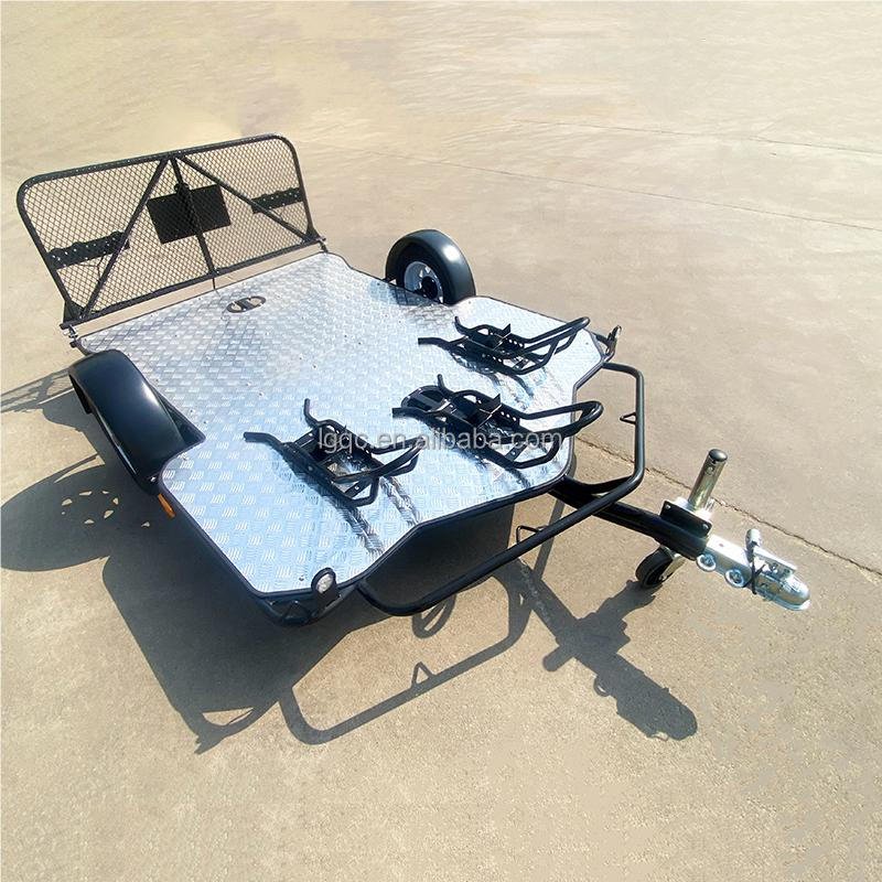 LiaoGong High Sales Motorcycle Trailer with Can Carry One to Three Motorcycles