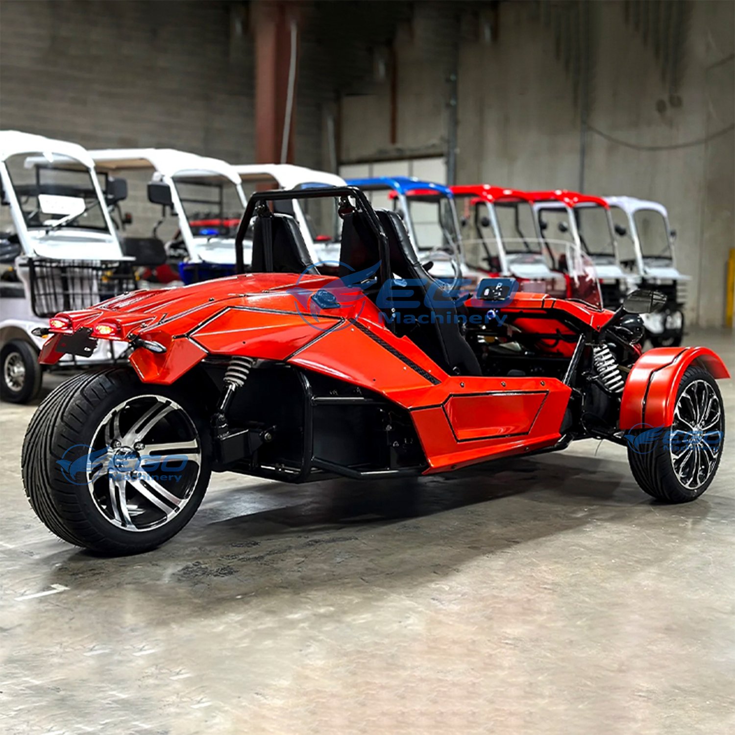 Three Wheels Drive Motorcycle High Speed Ztr Trike Roadster With Battery Electric Bike Racing ATV Cart