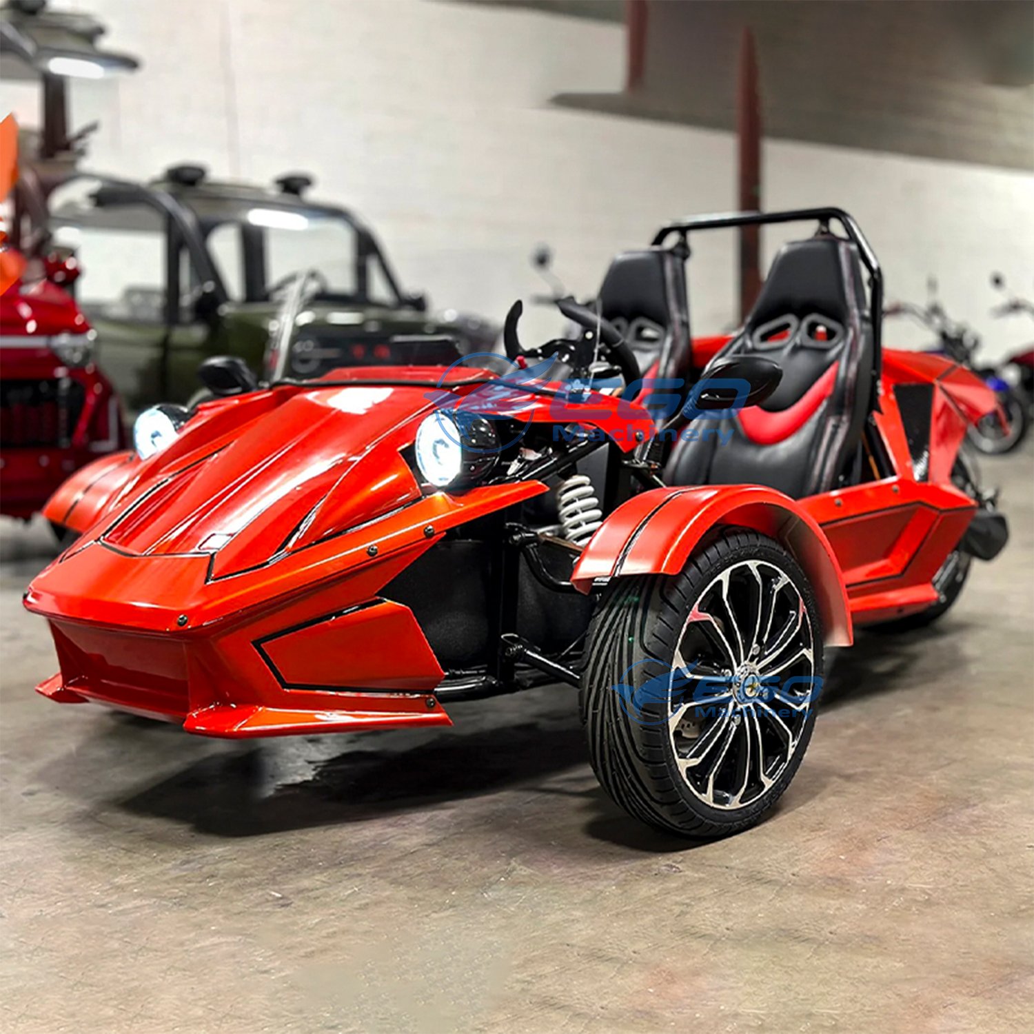 Three Wheels Drive Motorcycle High Speed Ztr Trike Roadster With Battery Electric Bike Racing ATV Cart