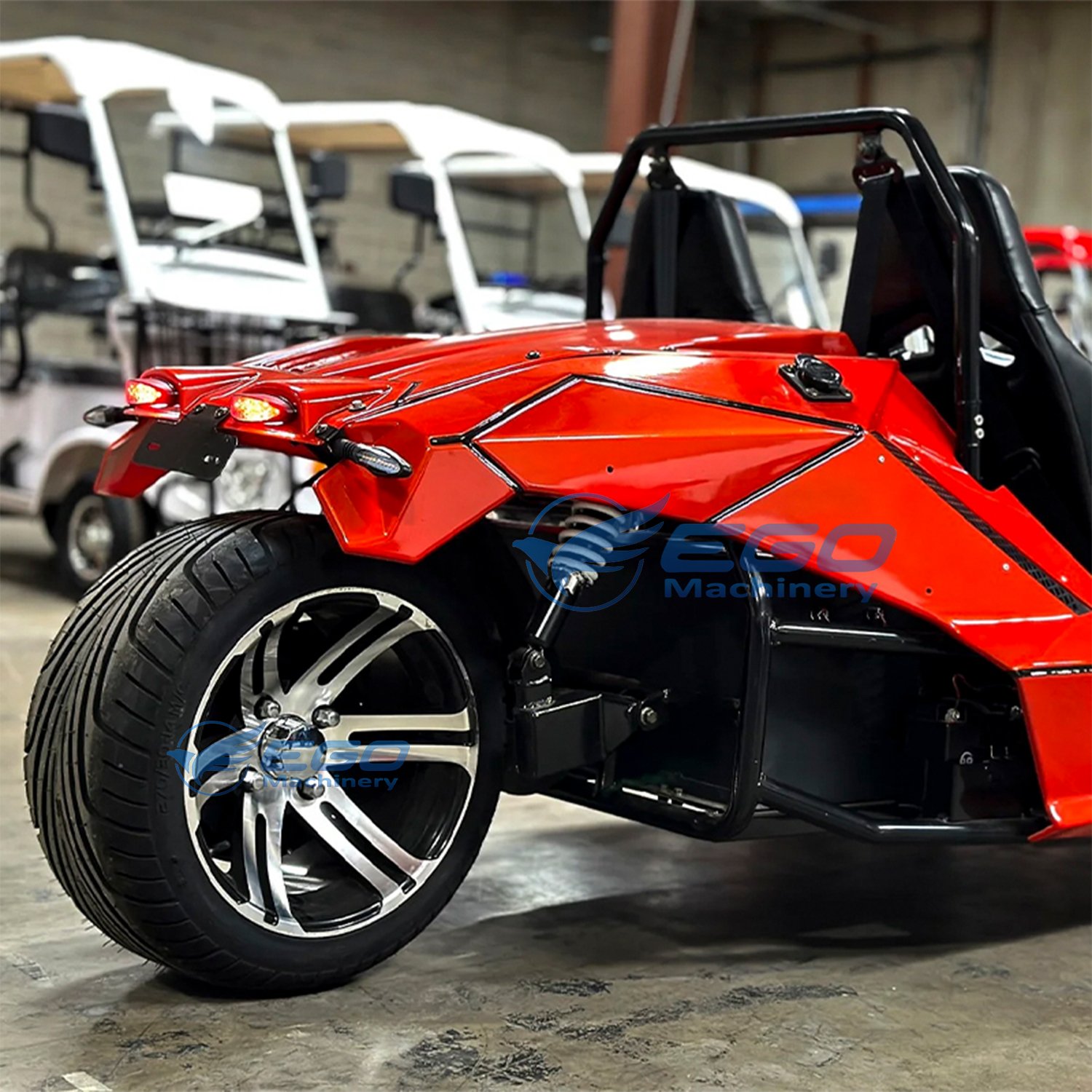Three Wheels Drive Motorcycle High Speed Ztr Trike Roadster With Battery Electric Bike Racing ATV Cart